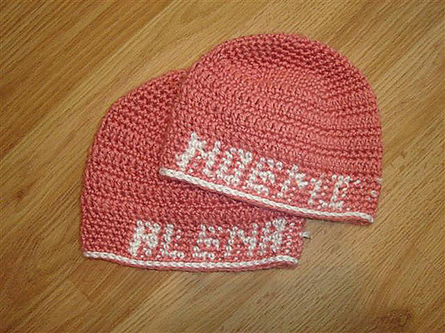 Block-Letter Beanie