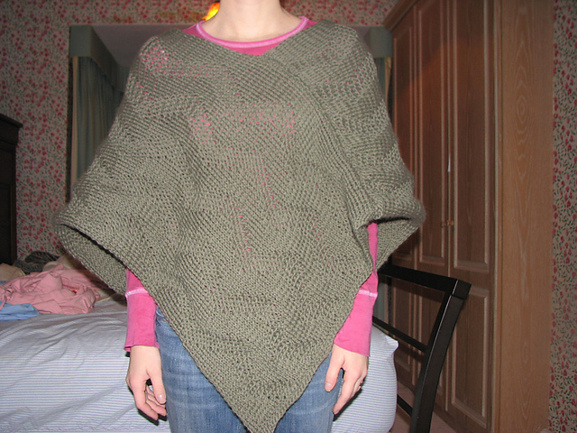 Zigzag Poncho
