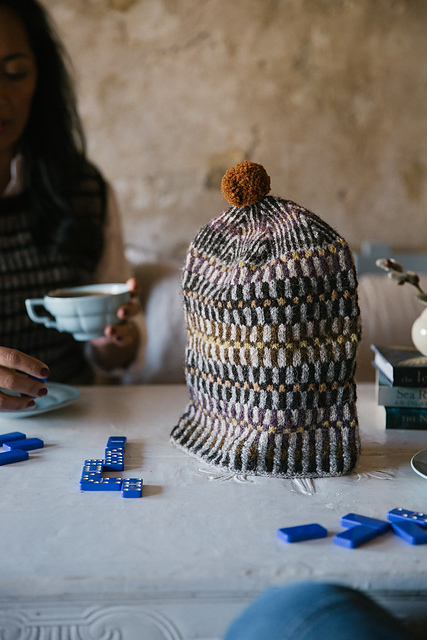 Shetland coffee cozy