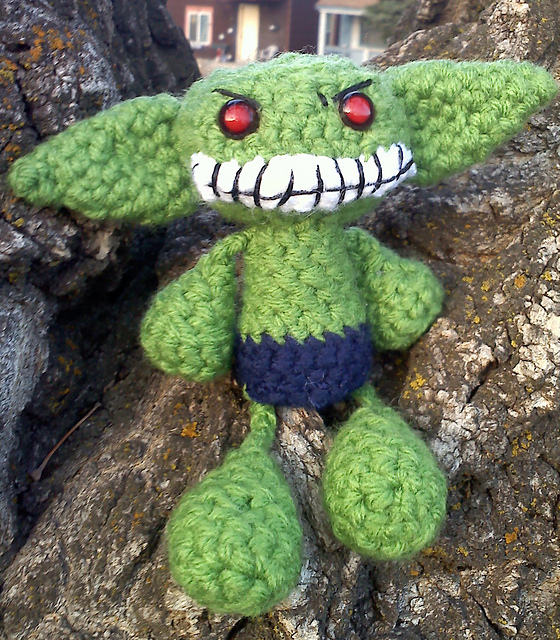 Pathfinder Goblin Amigurumi