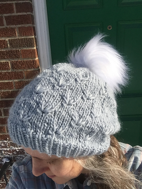 Elegant Embroidery Ice Hat