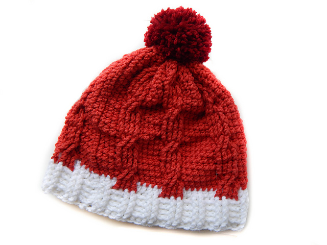 Cabled Love Beanie