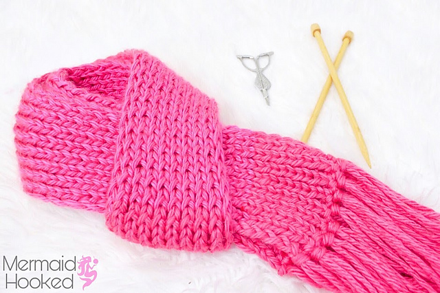Scrappy Knit Scarf