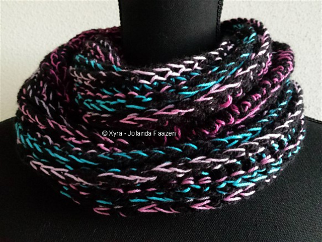 Scarf Ridges Ravelry: PATR0995 - Cowl/scarf with ridges pattern by Jolanda Faazen