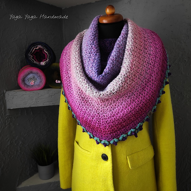 Psotka Half-circle shawl