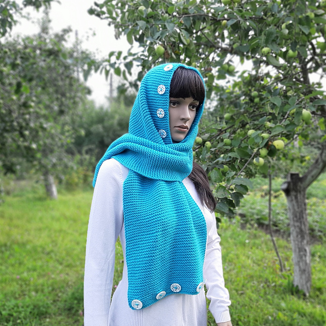 Convertible scarf Turquoise