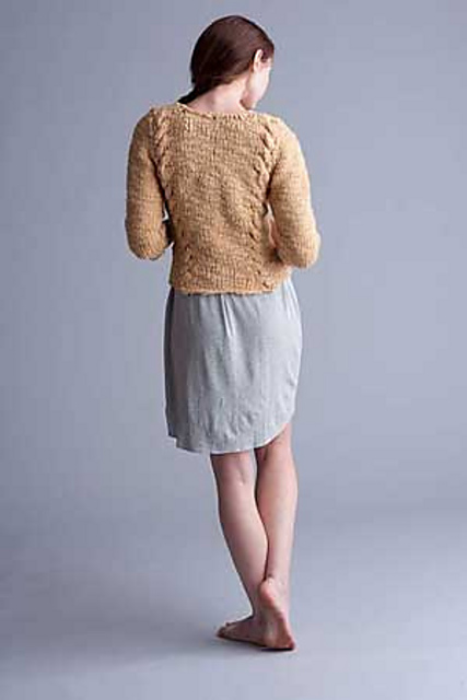 Fitted Jacket with Cables