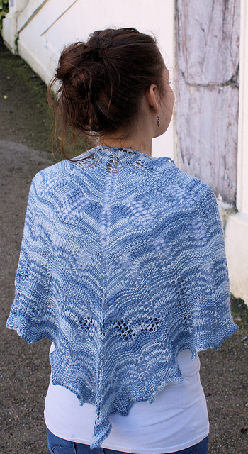 Ocean Waves Shawl