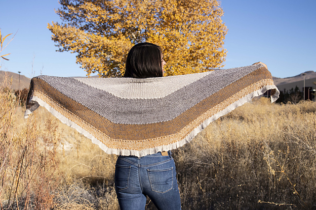 Golden Cliffs Shawl