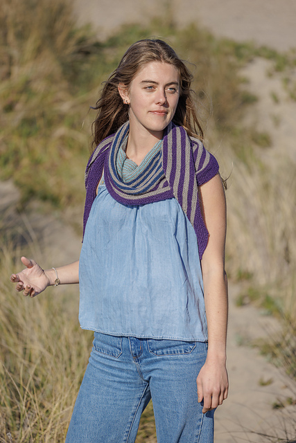 Delphinium Shawl