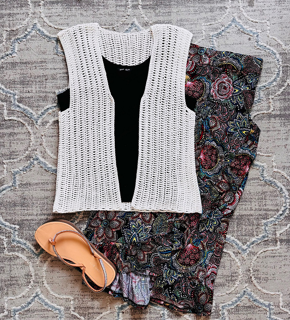 Ravelry: Lightweight Summer Vest pattern by Rose Obom