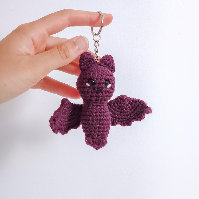 Halloween Bat Keychain