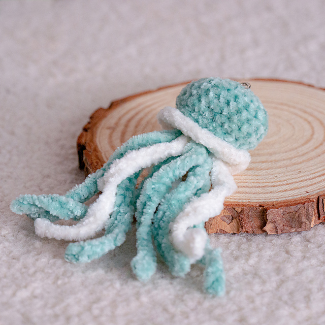 Jellyfish Keychain
