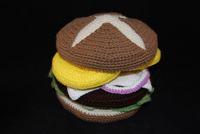 Crochet Hawaiian Burger