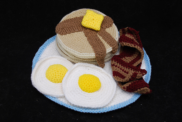 Crochet Pancake Breakfast