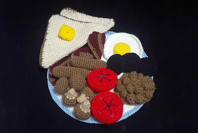 Crochet English Breakfast