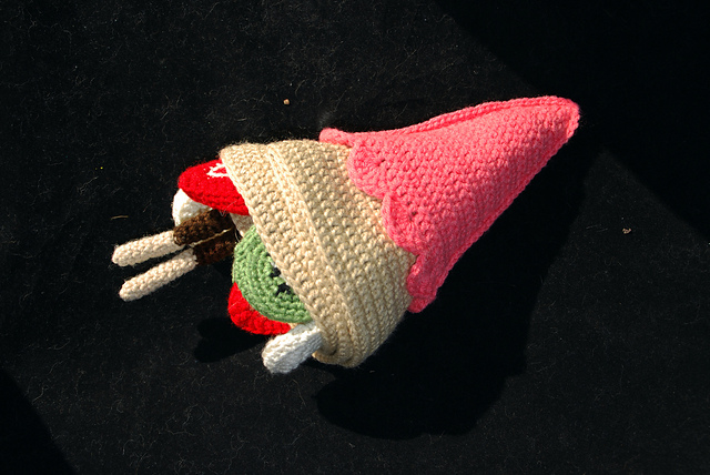 Crochet Fruit Crepe