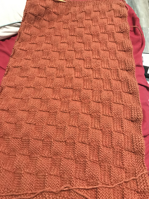 Chunky Squares Afghan