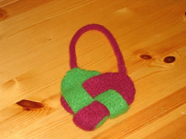 Scandinavian Woven Heart Ornaments