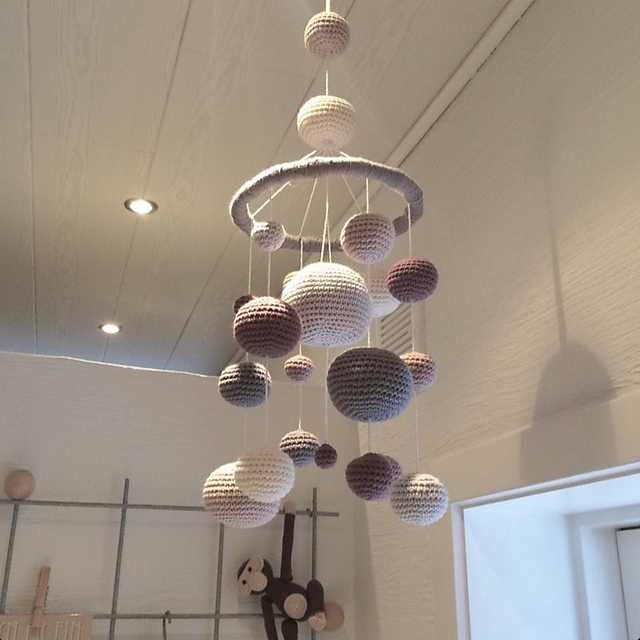 Musical baby mobile