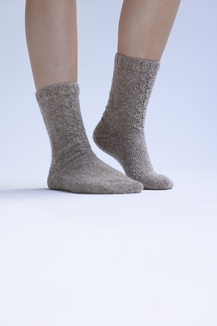 Diamond Twist Socks