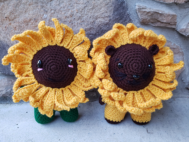 Sunflower Lion and Friend
