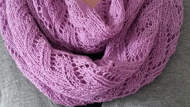 Rosé Infinity Scarf