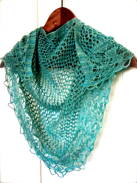 Jaali Knitted Shawl
