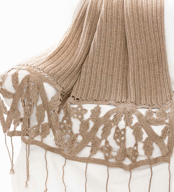 Lace-Edged Blanket & Throw