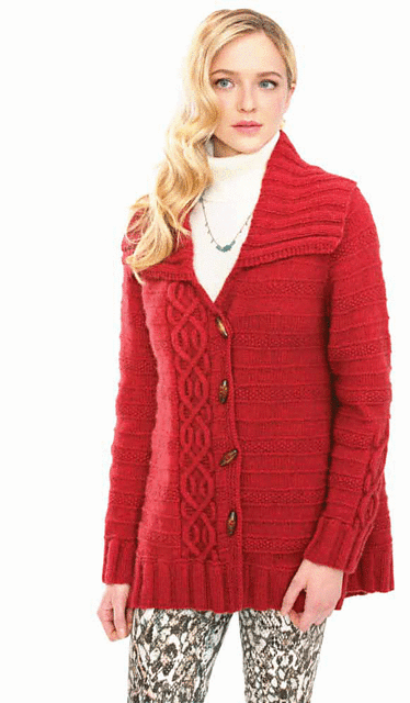 Cozy Cabled Coat