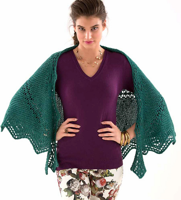 Garter Lace Shawl