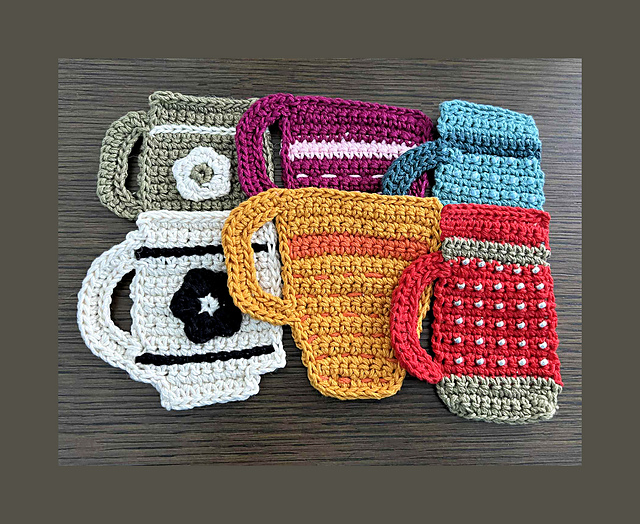 Coffee Cup Appliques