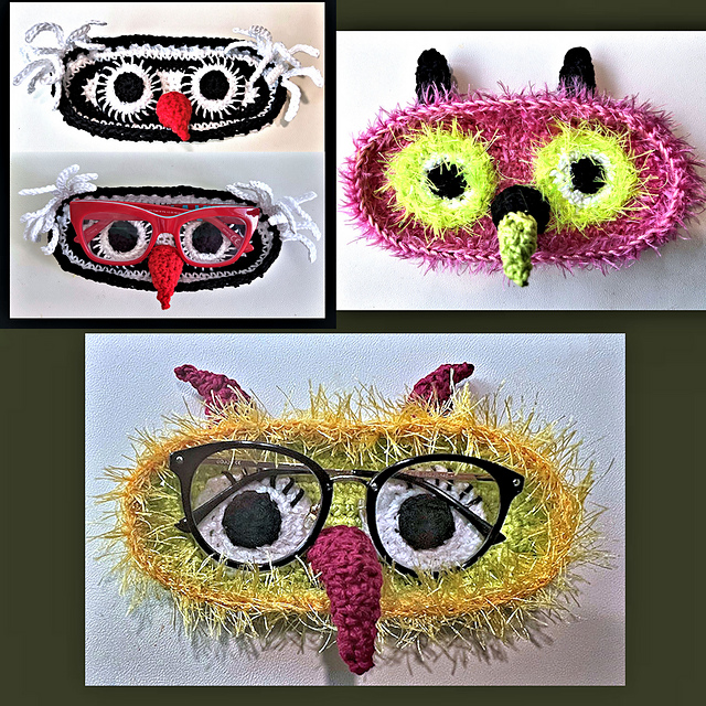 Three Bird Glasses Holders