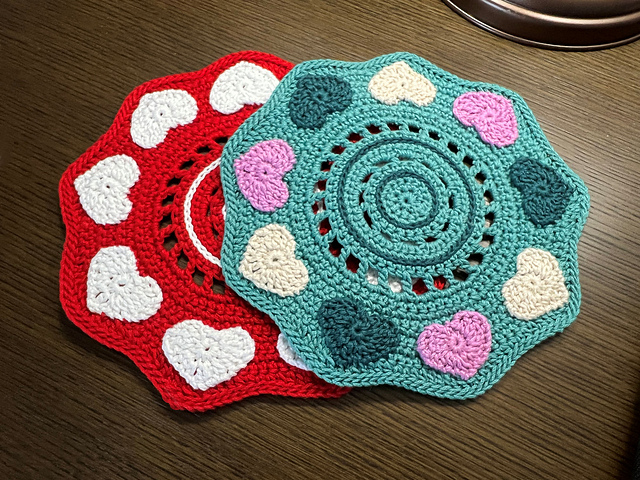 Heart Candle Mat