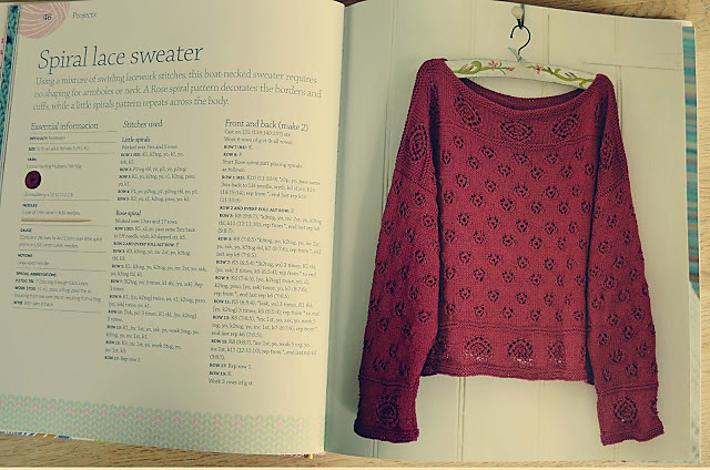Spiral Lace Sweater
