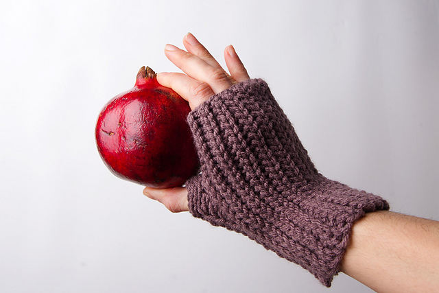 Just Like Knit Fingerless Mittens