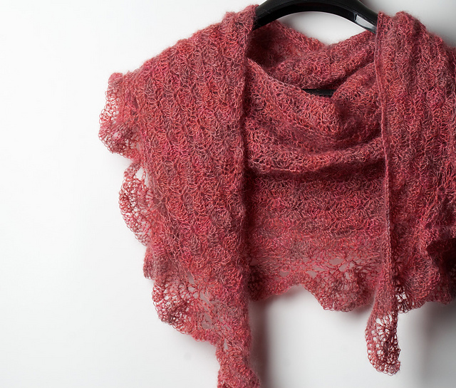 Sunset Lace Shawl