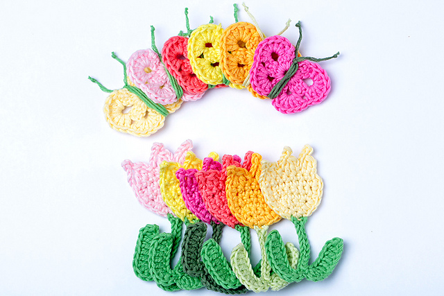 Tulips and Butterflies