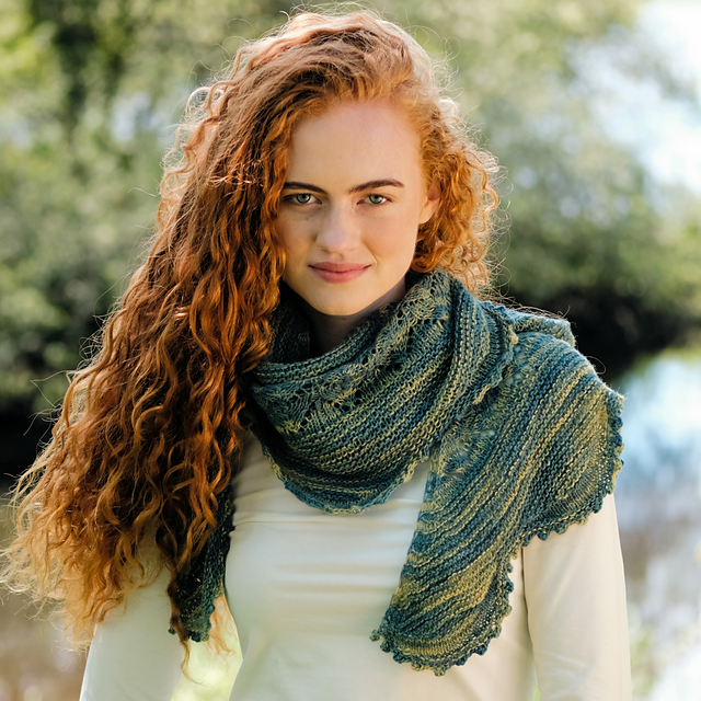 Erin Fishtail Shawl