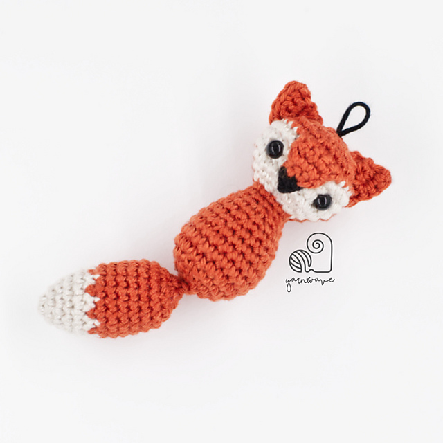 Ravelry: Fox Keychain Ornament pattern by Banga Vaicekauskienė