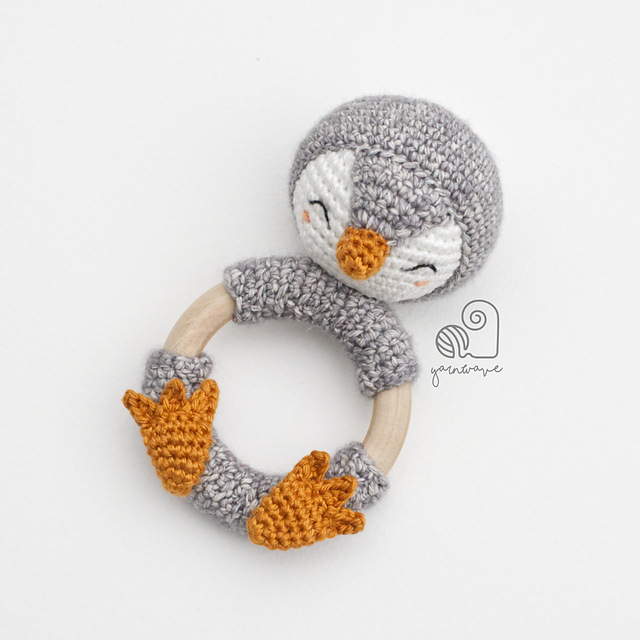 Peter the Penguin rattle