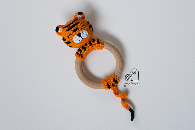 Timmy the Tiger rattle
