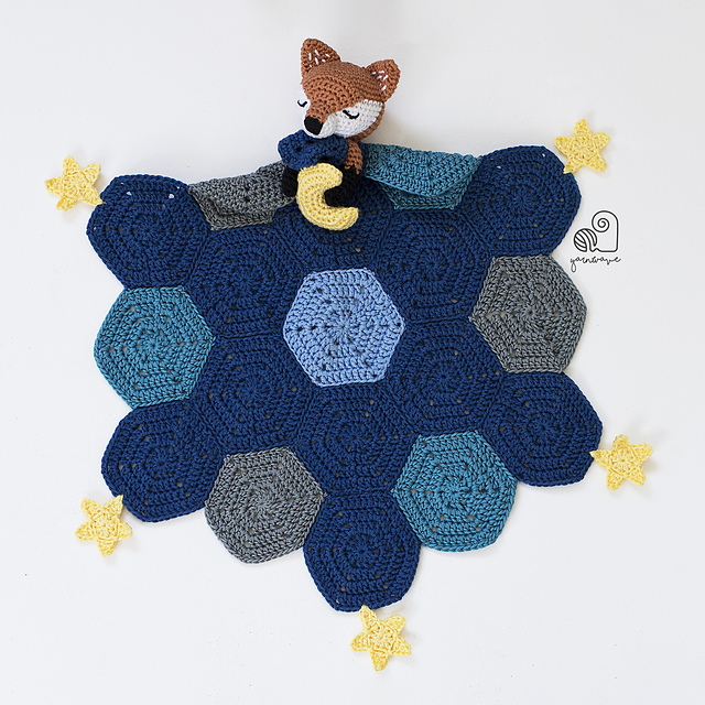 Lucy the Fox security blanket