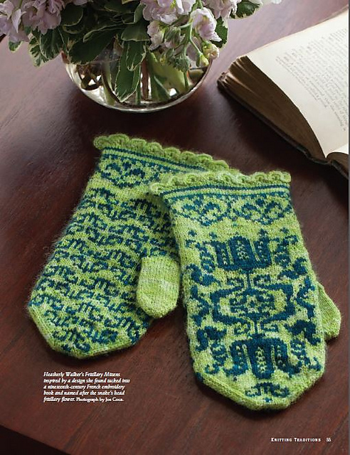 Fritillary Mittens