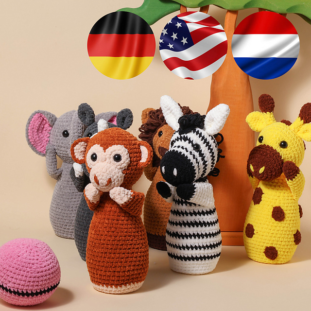 Skittle Bowling Game Safari
