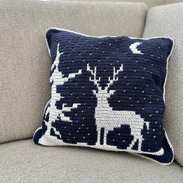 Christmas Pillow Overlay Mosaic