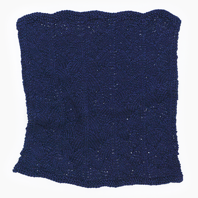 Dragon Scales Linen Washcloth