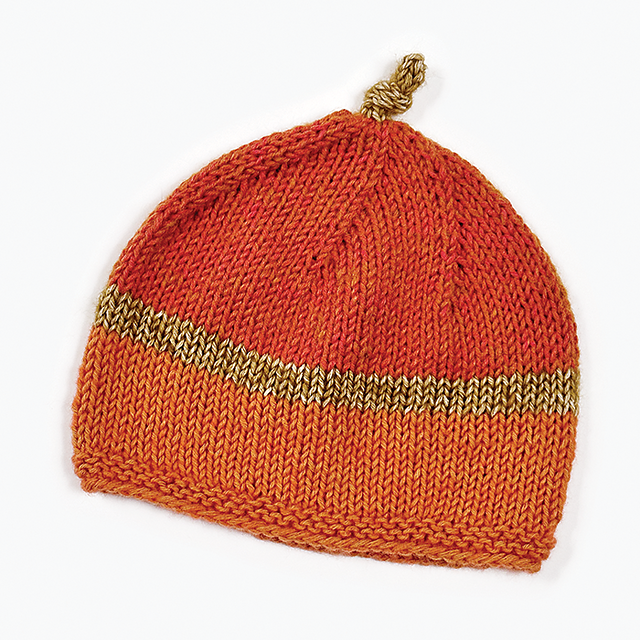Color Washed Baby Hat