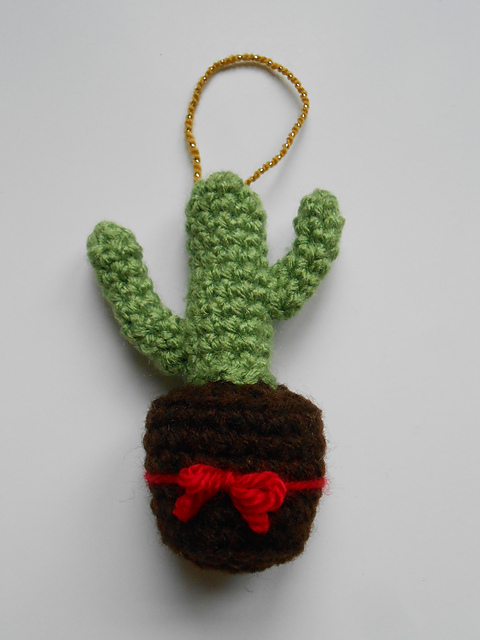 Cactus Christmas Ornament