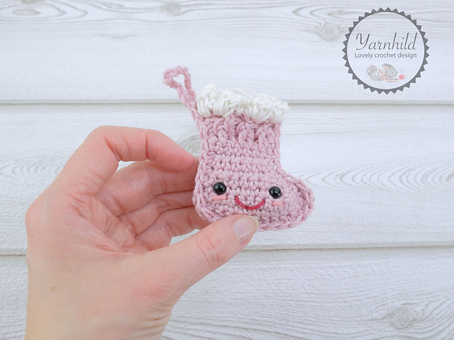 Christmas rag doll stocking